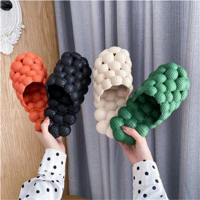 China Waterproof Men Eva Pillow Slippers Bubble Slides Shoes Flip Flop Massage Bottom Sandals Summer Waterproof Fashion For Women for sale