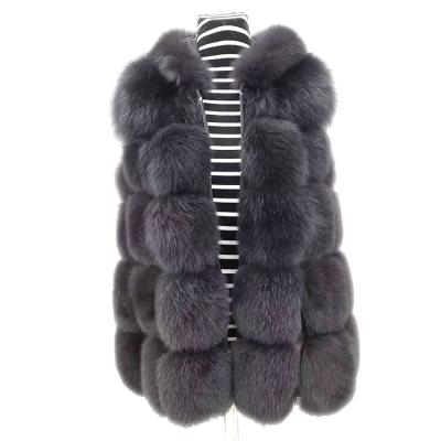 China Last viable fancy fur hooded vests for women for sale