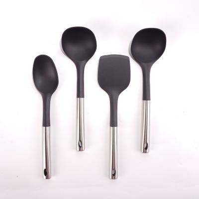 China New Arrived Viable Heat Resistant Nylon 7pc Cookware Set Tools Kitchen Cooking Utensil Nonstick Cookware Set for sale