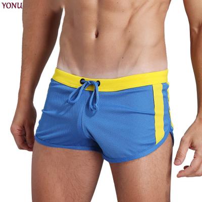 China Manufacturers Quick-drying Comfortable Mesh Breathable Underpants Polyester Breathable Men's Boxer Short Home Use for sale