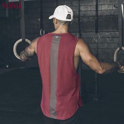 China Factory direct sales cotton men's breathable fitness sports vest sleeveless stretch breathable running clothes for sale