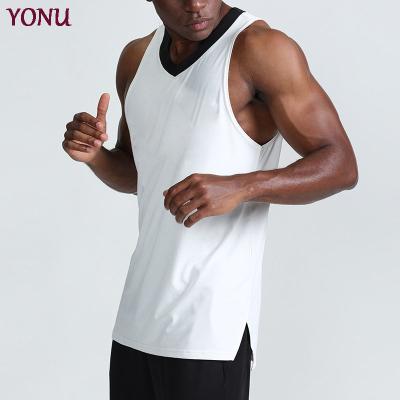 China American factory direct sales QUICK-DRY suit fitness men's basketball vest vest training loose Quick-drying sports invest for sale