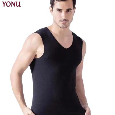 China Factory direct sales Autumn And Winter Men's breathable warm patch vest double-sided fleece thickened base shirt for sale