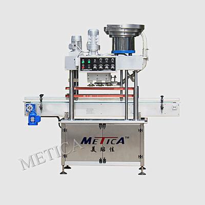 China Factory price food easy to operate automatic linear glass bottle capping machine and plastic bottle capper for sale