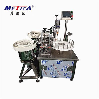 China Shanghai Factory Price PLC Control Soft Food Tube Assembly Machine Or Manual Plug And Ball Cap Brush for sale