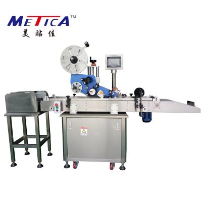 China MT-60 automatic food bag and labeling machine and card paging label adhesive sticker labeling machine for sale