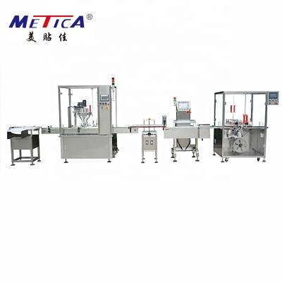 China High Capacity Complete Production Line Automatic Pepper Powder Filling Machine For Freeze-dried Vial Automatic Powder Bottle Auger Powder Bottle for sale