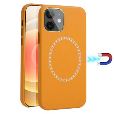 China Shockproof Compatible For Apple 12 Pro PU 12 Leather Magnetic Phone Case for sale