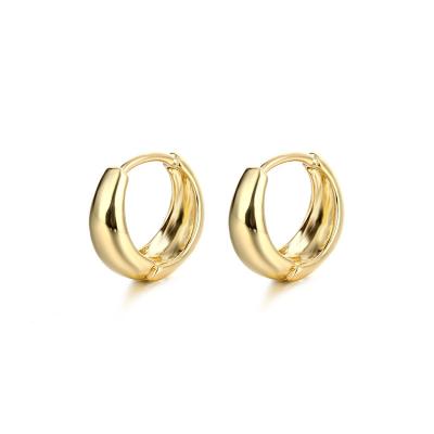 China Simple FASHIONABLE INS U Shape Design Copper Earrings for sale