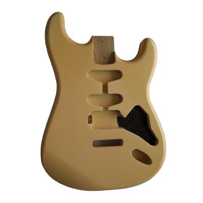 China SSH Pickup Route DIY Alder Desert Sand St Guitar Body High Gloss Finish Custom For SSS Electric Guitars for sale