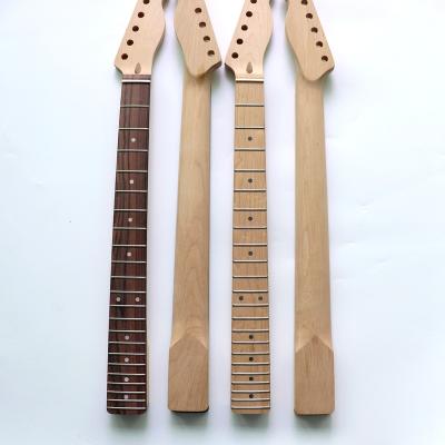 China 22 Frets Canadian Maple Unfinished Light Roast Maple TL Guitar Necks with Maple/Rosewood Fingerboard for sale