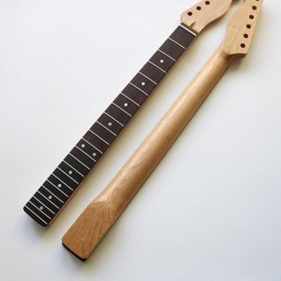 China Roasted Maple Guitar 22 Frets Canadian Maple Nitro Finish Canadian Maple Neck for TL Guitars with Rosewood Fingerboard and Bone Nut for sale