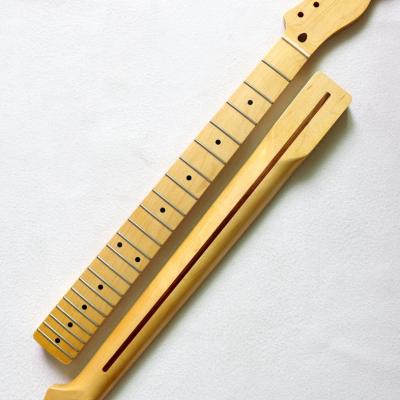 China Vintage One Piece 21 Fret Canadian Maple TL Guitar Nitro Finish Canadian Necks For 25.5