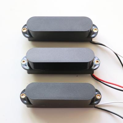 China Hot Sale Passive Covered Pickup Covered Pickup Guitar Pickup With 55mm Steel Bar Post Piece For St Guitar for sale