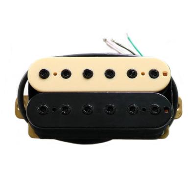 China H-H Route For Warp Zebra Pole Hex Screw Up Humbucker Guitar Pickup For Wholesale With Output Split Wire for sale