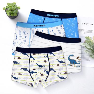 China New Design Cotton Antibacterial Custom High Quality Pure Cotton Teenager Boys Underwear Cute Teenage Boys Underwear for sale