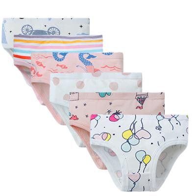 China Girls Cartoon Breathable High Quality Underwear Briefs Design Girls Soft Preteen Junior Underwear Models for sale