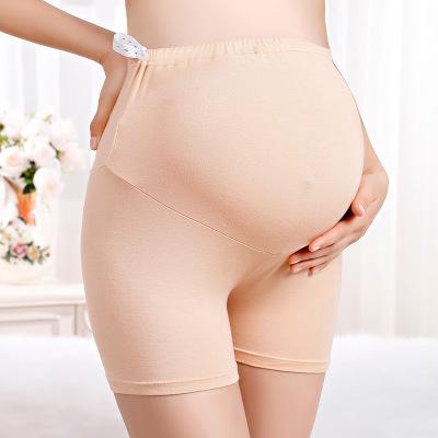 China High Quality Antibacterial Maternity Belly Support Safety Pants Adjustable Waistband Capris Maternity Pants for sale