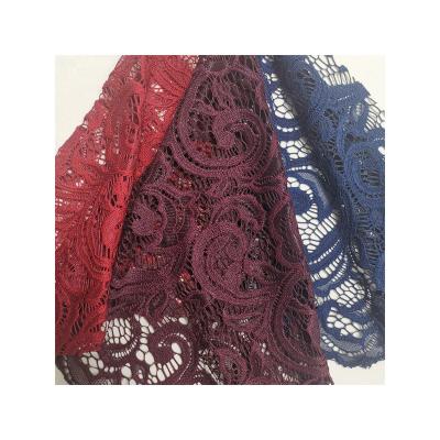 China Other Nylon Lace Dress Fabric High Quality Floral Lace Fabric For Women's Dressing for sale