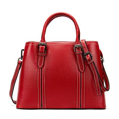 China Water Resistant Best-selling stylish leather tote bag women's bags, can shoulder, crossbody, handheld, easy for daily shopping for sale