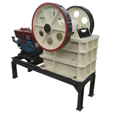 China Mining 22HP PE220*350 Diesel Jaw Crusher (9