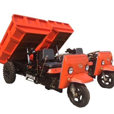 China Cargo 180 Model Diesel Engine Tricycle , Mining Dumper With 22hp Changchai Diesel Engine for sale