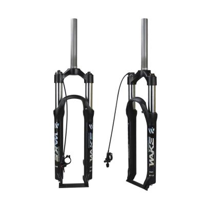 China Mountain Bikes Mountain Bike Suspension Forks, Bicycle Front Fork with Linked Fit New, 26/27.5/29inch MTB Aluminum Alloy WAKE Fork for sale