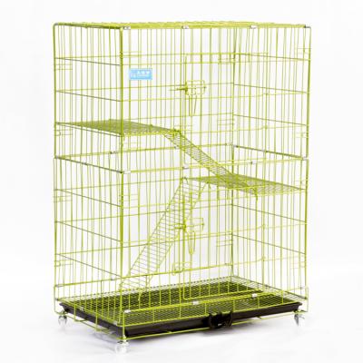 China Outdoor Indoor Cheap Large Custom Cat Cages Breathable Wholesale for sale