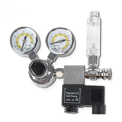 China Aquatic Plants New Design Customized Simple Gauge Aquarium Mini Co 2 Gas Regulator Good Quality for sale