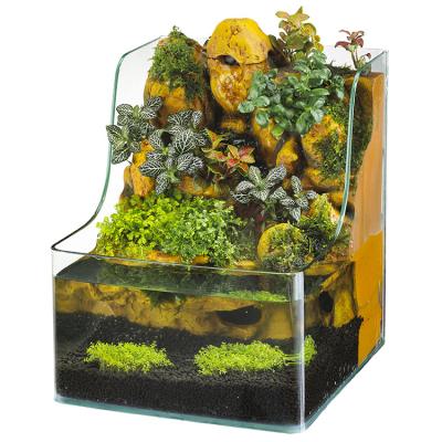 China Eco-friendly Water Garden Flower Pot Water Fountain Aquarium Aquaponic Fish Tank for sale