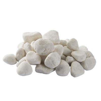 China Modern Wholesale Nature Garden Gravel White Rocks Landscaping for sale