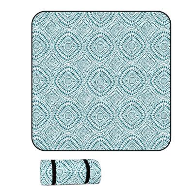 China Portable/Soft/Comfortable/Waterproof Custom Printing Covering Blanket Beach Mat Picnic Mat Waterproof Camping Beautiful Beach for sale