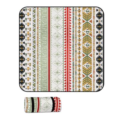 China New Arrival Bohemian Copy Portable/Soft/Comfortable/Waterproof Picnic Blanket Waterproof Cover Mat Portable Beach Blanket Picnic Mat for sale