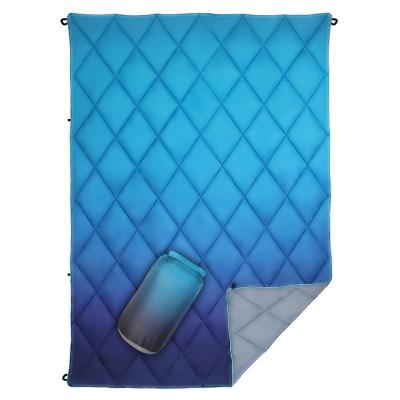 China Hot Sale 2023 Sustainable Warm Outdoor Camping Blanket Lightweight Portable Inflated Blanket For Picnic, Hike, Outdoor for sale