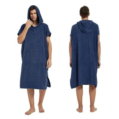 China Customized Changeable Adult Towel Viable Microfiber Hooded Poncho Pattern Surf Towel for sale