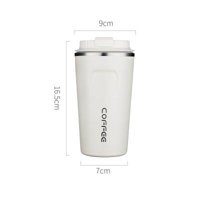 China 500ml Sustainable Free Wall BPA Stainless Steel Cute Portable Sport Water Bottle With Straw for sale