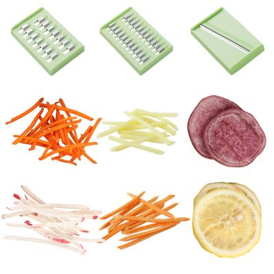 China Viable Accessories Vegetable Manual Food Processors Slicer Fruit Slicer Fruit Peeler Carrot Cheese Grater for sale