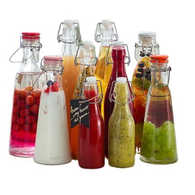 China New Popularity Food 2021 Hot Selling Products Wholesale Food Grade Beverage Glass Bottle for sale