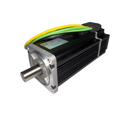 China Drip-proof 750w 16-80V DC EtherCAT integrated low voltage 3000rpm servo motor with driver and encoder for sale