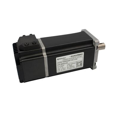 China Drip-proof PMM6040-CANopen 400W integrated 48VDC motor servo servo motor and drive system for injection machine for sale