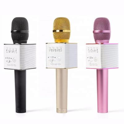 China Q9 Q88 ws858 Q7 WS1816 669 668 Professional Handheld Wireless Microphone Diamond Style Karaoke Speaker with Wireless Microphone for sale