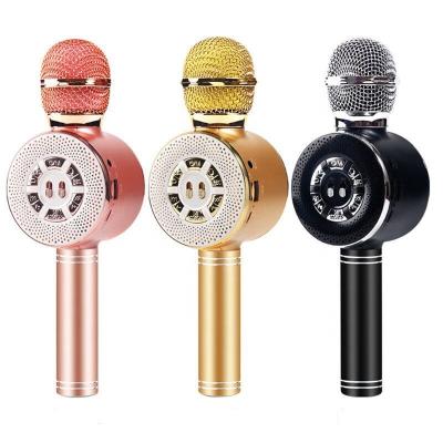 China Handheld Microphone ws669 858 Q7 Q9 WS1816 668 3-in-1 MIC Portable Wireless Karaoke Handheld Speaker with Wireless Microphone for Home Party KTV for sale