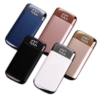 China Custom fast mobile power bank charger support charging logo 10000mah portable charging treasure with digital display power station for sale