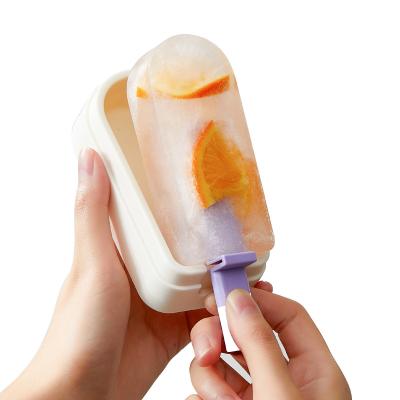 China Multicolors Non Stick DIY Ice Cream Popsicle Molds freezer ice pop maker for sale