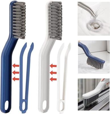 China Factory Price Custom Patent Design 2 In 1 Multipurpose Crevice Cleaning Brush for sale