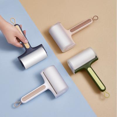 China Reusable Lint Brush Roller Sticky Lint Remover Pet Hair Remover Roller for sale