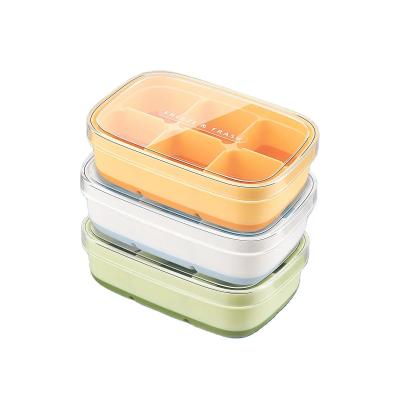 China Light Weight DIY Portable Silicon Mini Ice Cube Mold 63g Smooth Release for sale