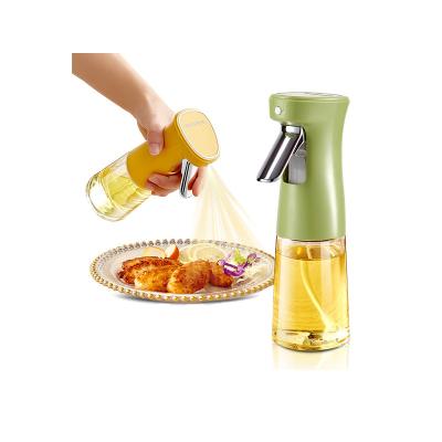 China 240ml 3 Color Glass Vinegar Olive Oil Dispenser Bottle BPA Free for sale