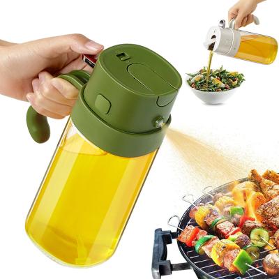 China 2024 New Arrive 2 In 1 Olive Oil Dispenser Bottle 550ml Large Capacity for sale