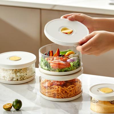 중국 Food Storage Container Vacuum Box Large Capacity Food Dispenser for Kitchen Transparent Sealed Food Organizer Keep Lunch Fresh 판매용